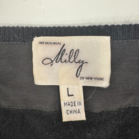 Embellished Black Knit Cardigan by Milly - Picture 2 of 7